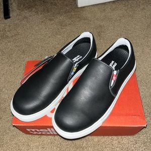 NEVER BEFORE WORN STEEL TOE SLIP ON SHOES SIZE WOMENS 7.5